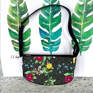 London Fog Floral Shoulder Bag